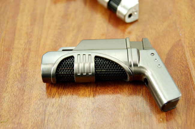 RH201喷枪打火机 创意悍枪外形与强劲防风性能的完美融合